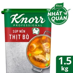 Súp Nền Thịt Bò Knorr 1.5kg