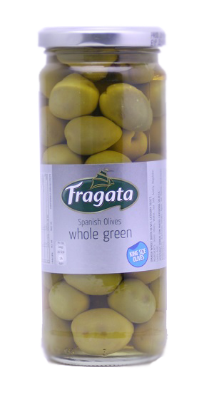 Olive xanh trái lớn nguyên hạt 283g/450g